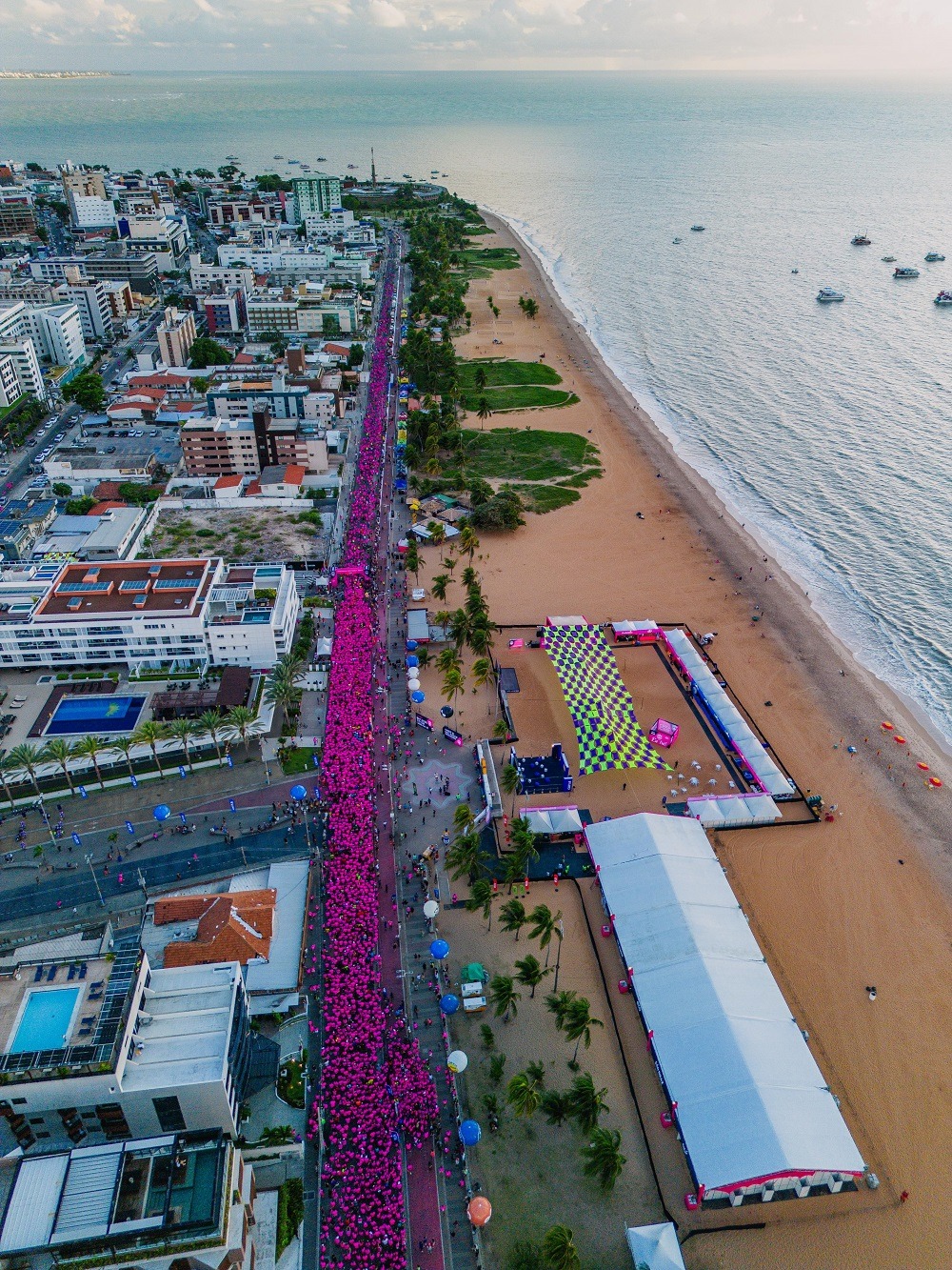Corredores da Maratona Internacional de João Pessoa